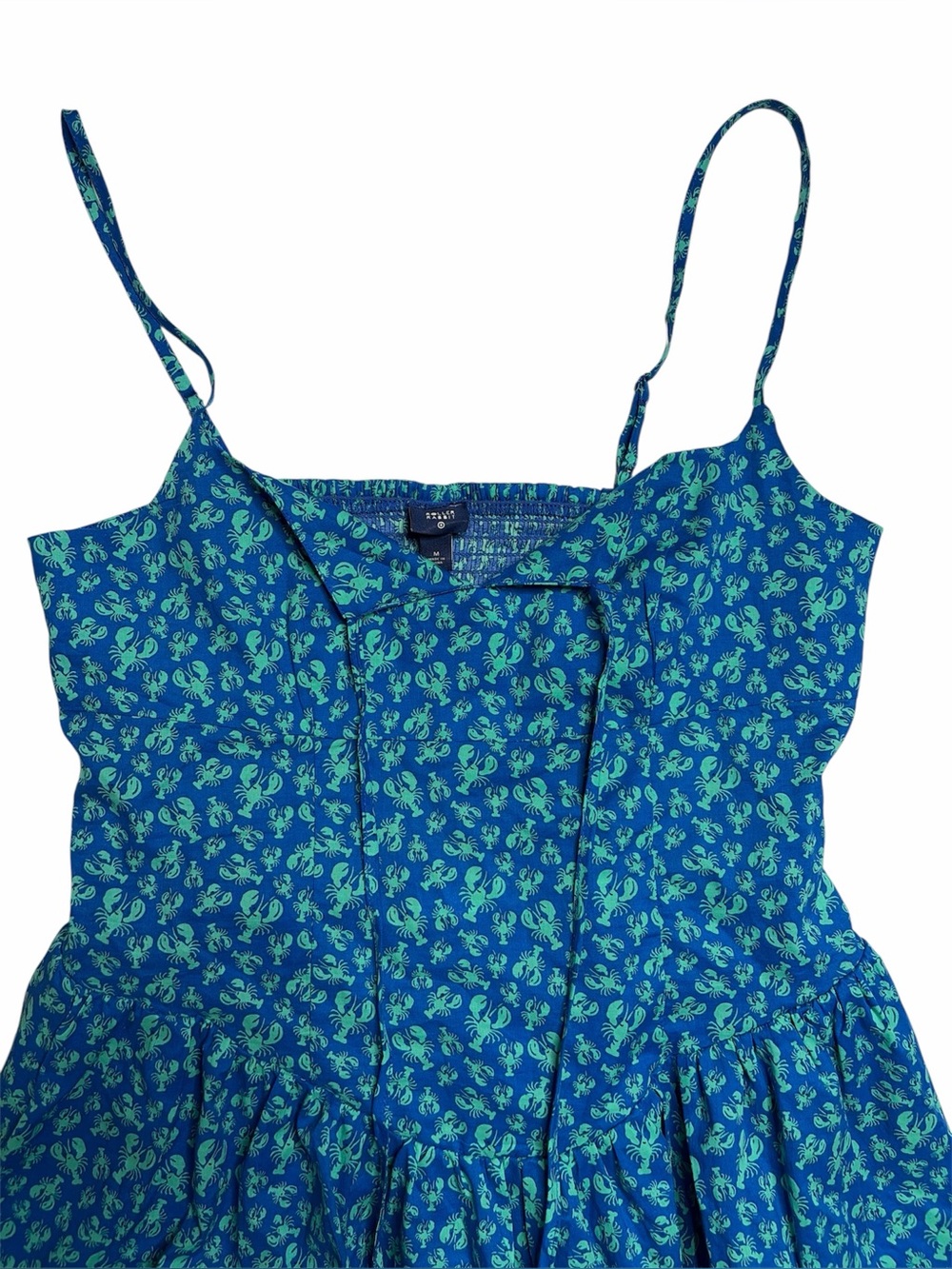 NWT Roller Rabbit X Target Blue Lobster Print Mini Dress Size Medium - Picture 4 of 13